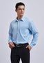Mens Cotton Smart Casual Shirt In Sky Blue
