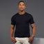 Muscle Fit Rich Cotton Navy T-Shirt
