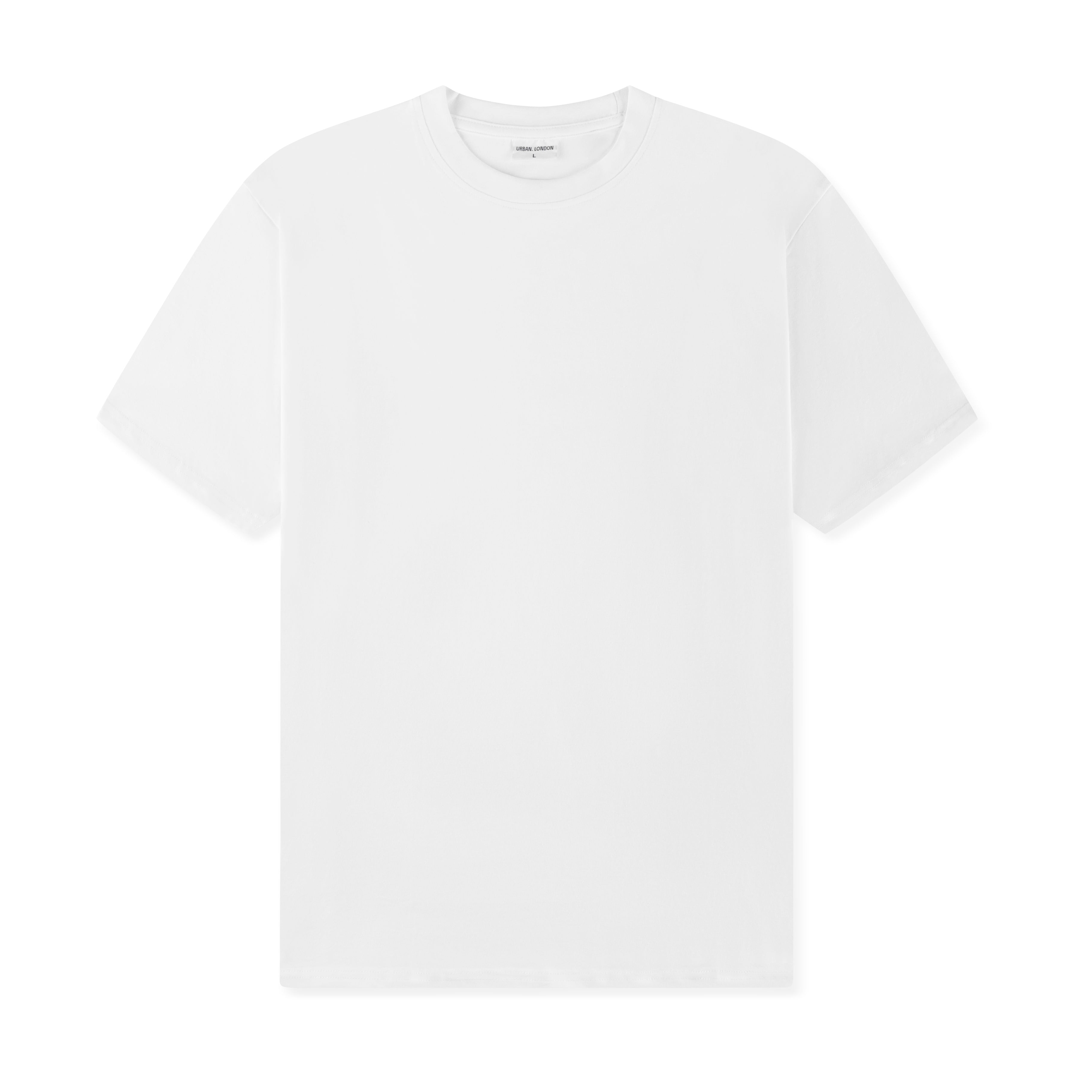 Mens Muscle Fit  White T-Shirt