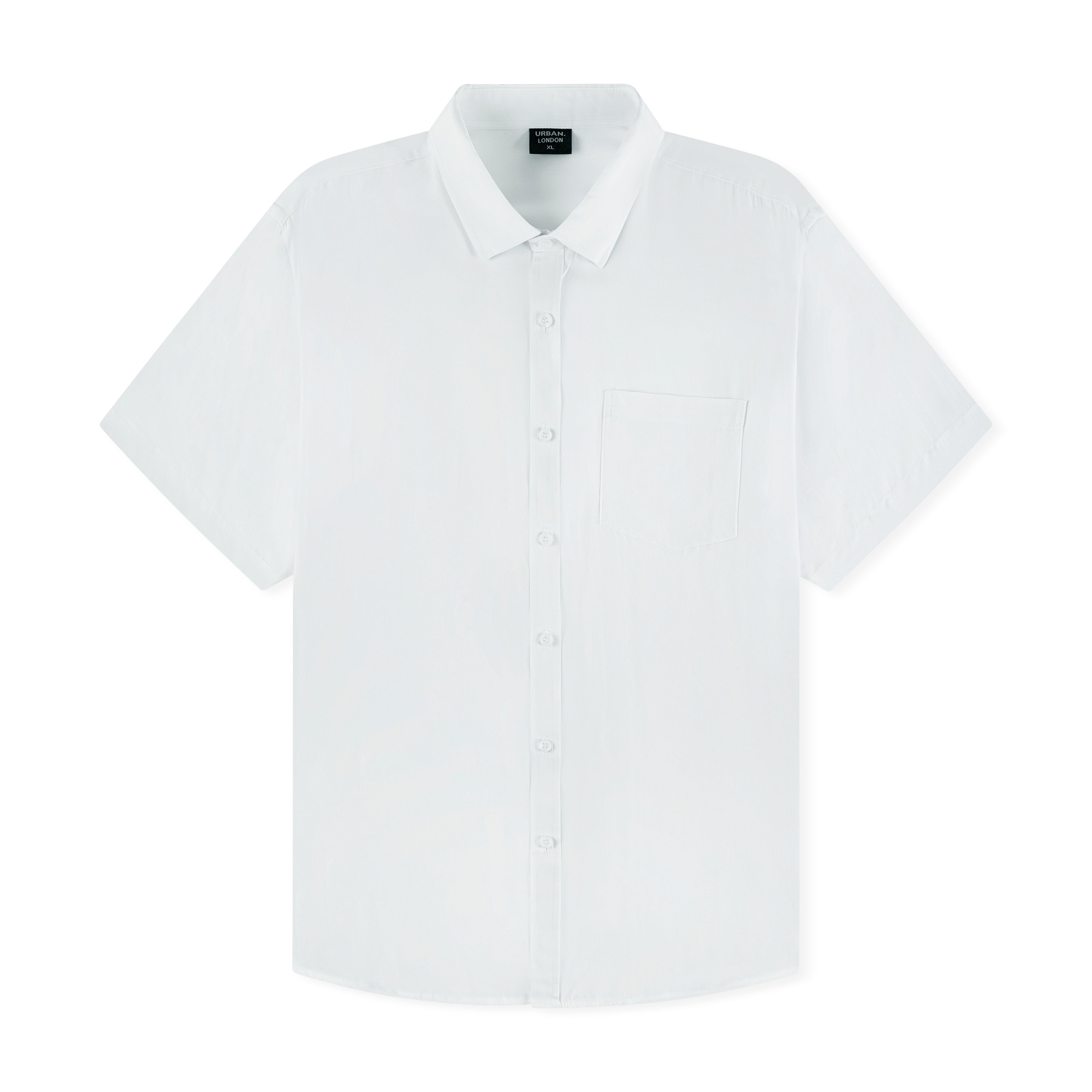 Mens Linen Shirt In White