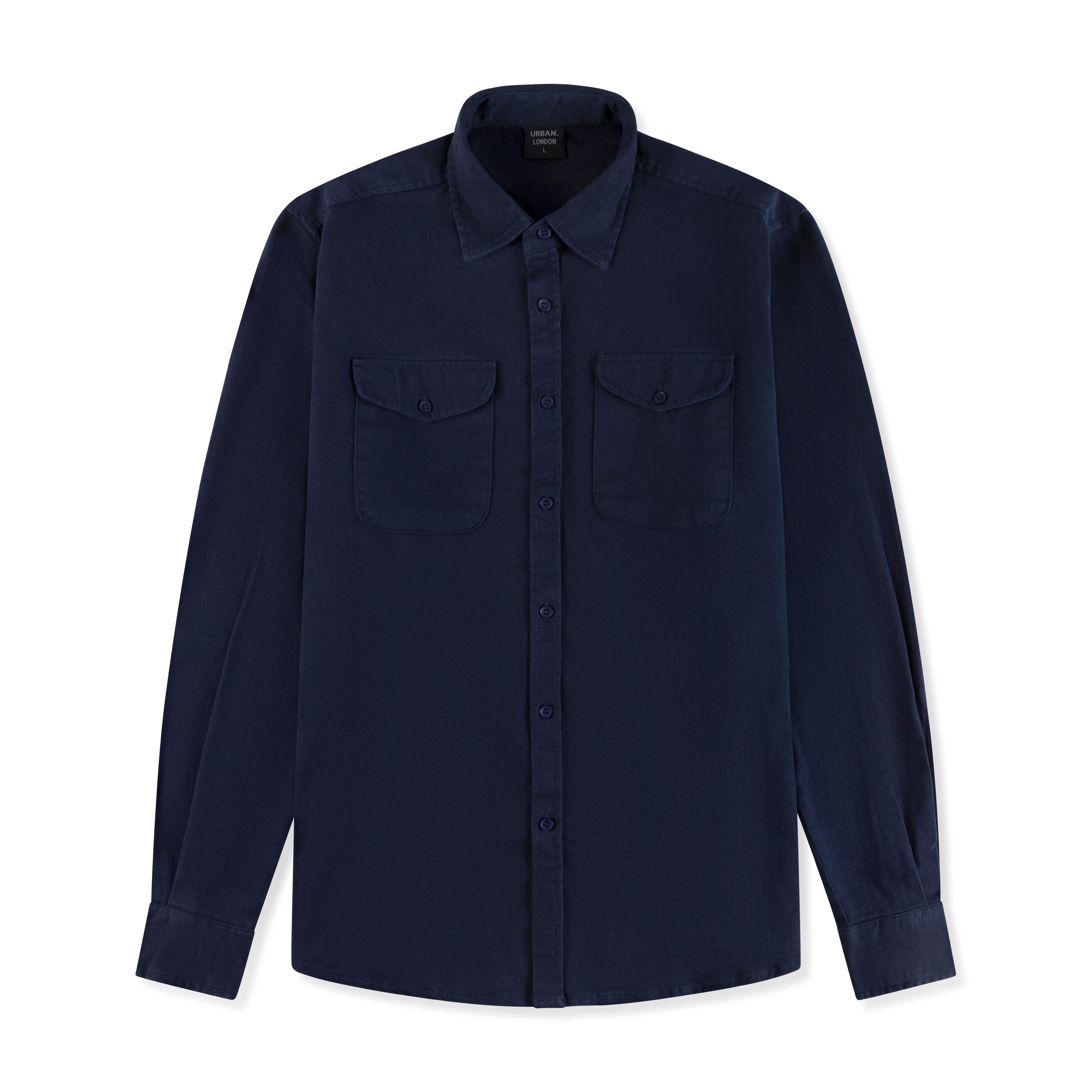 Mens Blue Premium Overshirt