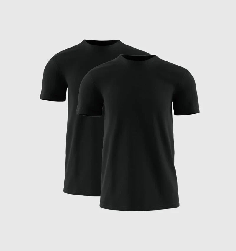 Men's Muscle Fit Black T-Shirt Main image