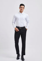 Mens Cotton Smart Casual Shirt In White