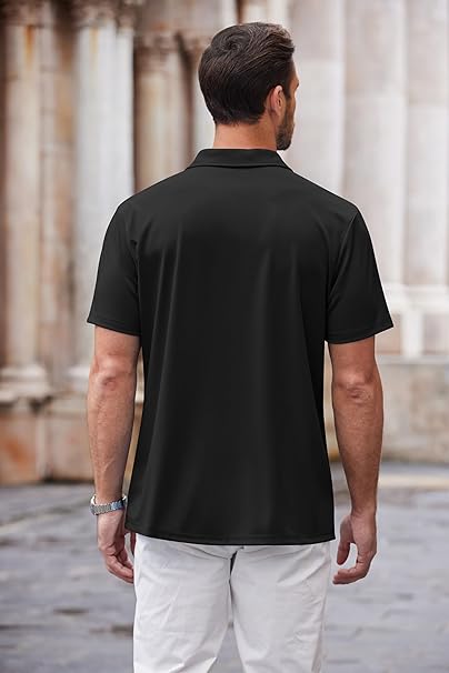 Mens Linen Shirt In Black