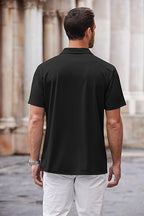 Mens Linen Shirt In Black