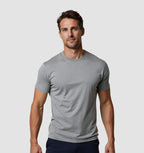 Pack Of 2 Men's Muscle Fit Grey T-Shirt