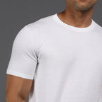 Mens Muscle Fit  White T-Shirt