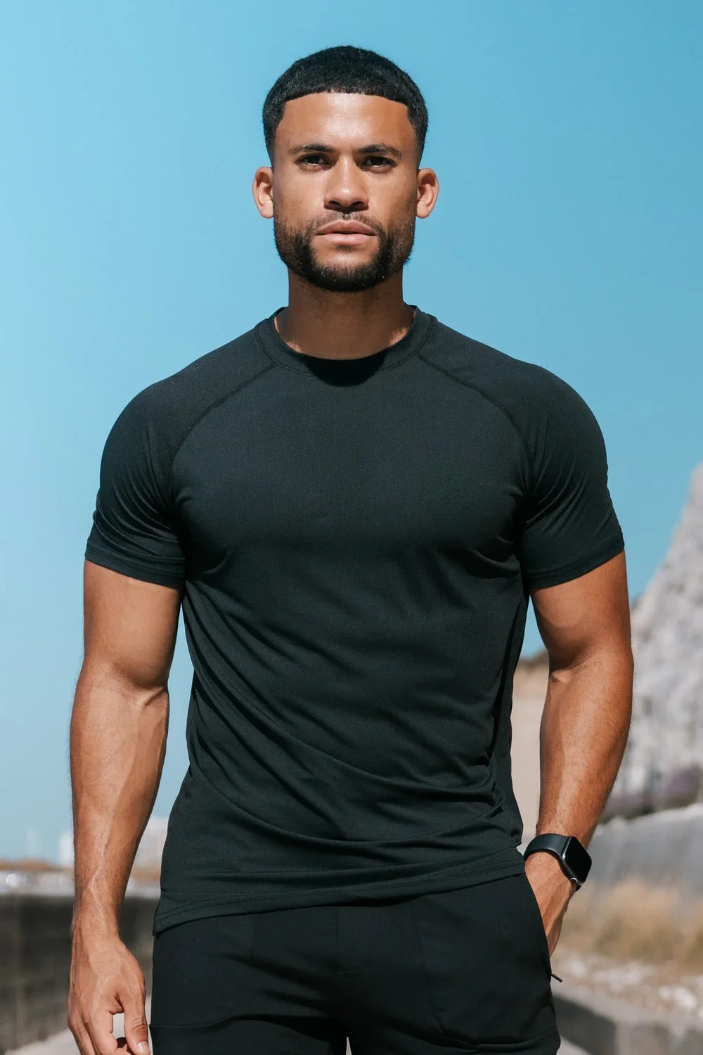 Muscle Fit Training Black T-Shirt Secondary image