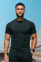 Muscle Fit Training Black T-Shirt