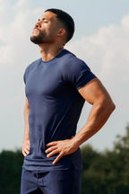 Muscle Fit Training Navy T-Shirt