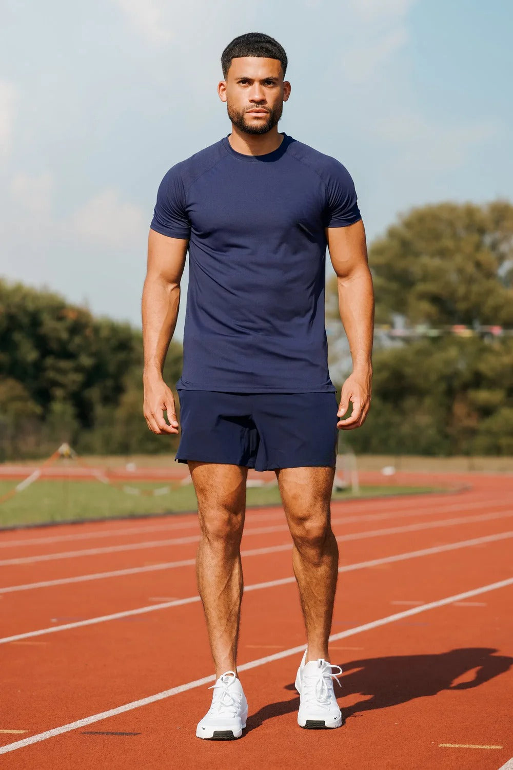 Muscle Fit Training Navy T-Shirt