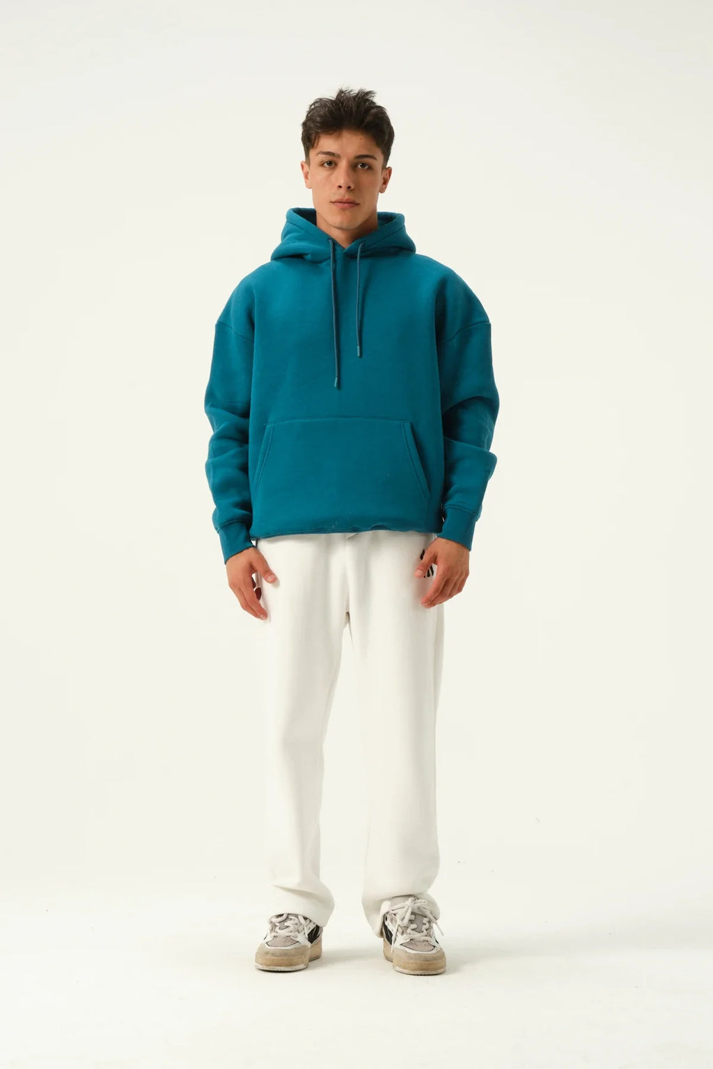Men's Oversized Hoodie In Blue