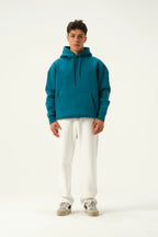 Men's Oversized Hoodie In Blue