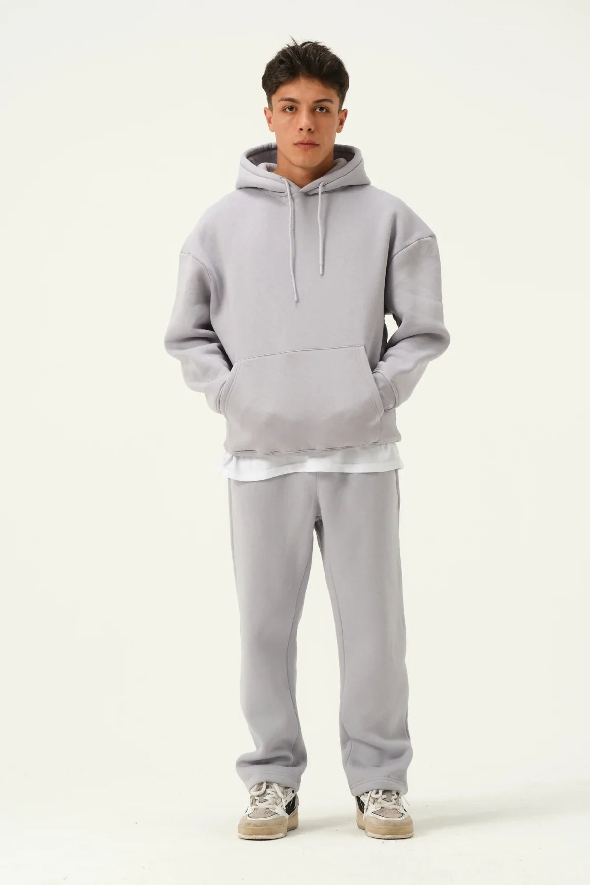 Men's Oversized Hoodie In light Grey Main image