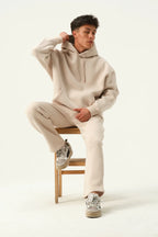 Men's oversized Hoodie In Biege
