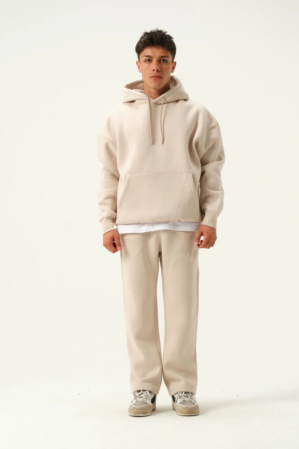 Men's oversized Hoodie In Biege