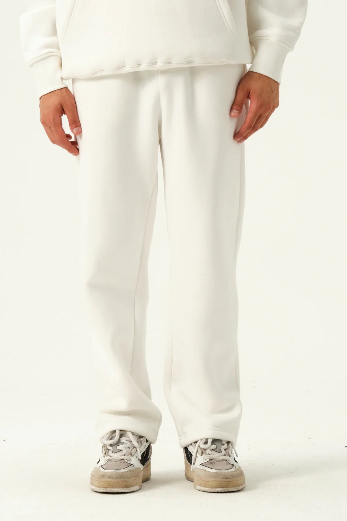 Men's Oversized Hoodie In Cream