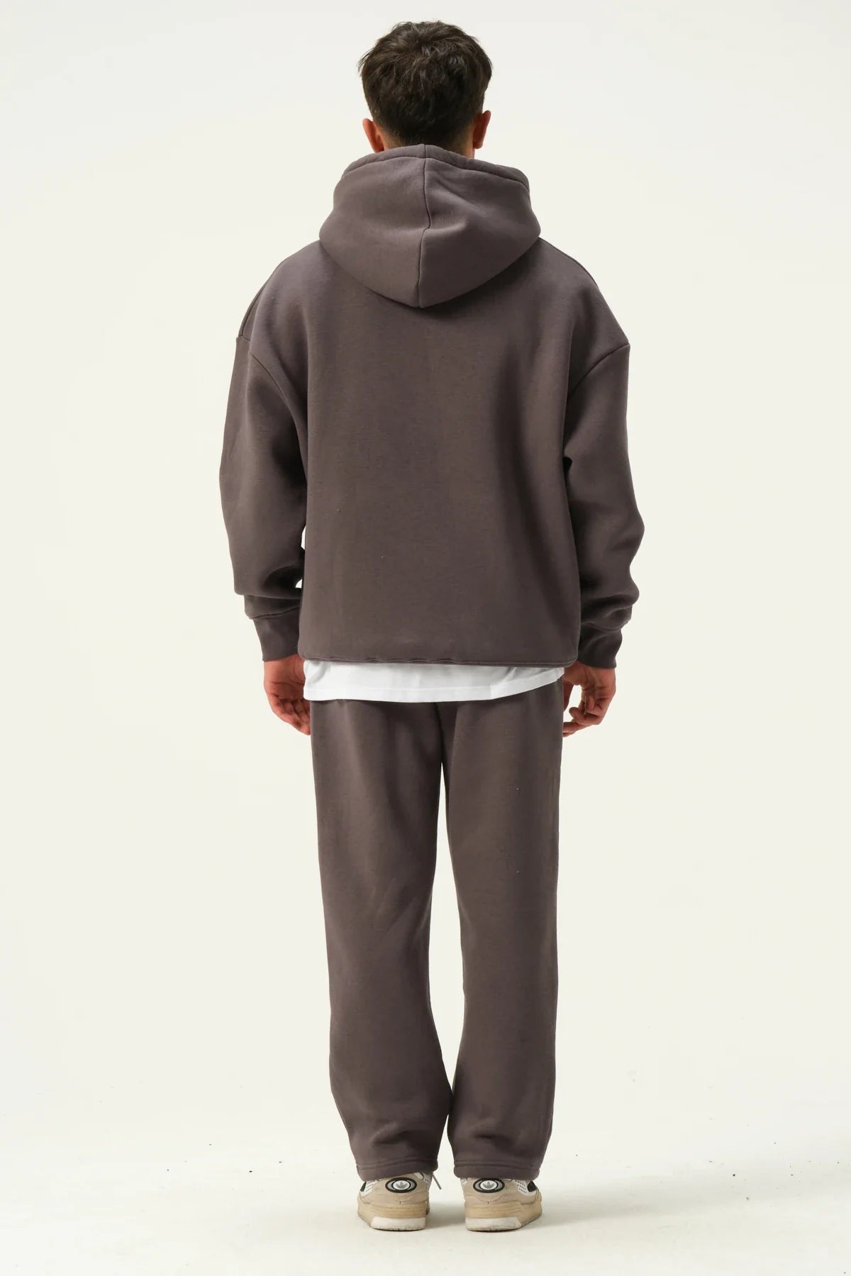 Men's Oversized Hoodie In Grey