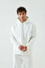 Men's Oversized Hoodie In White