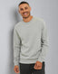 Men's Crew Neck Sweater In Grey - Urban Londonn Ltd