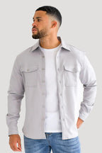 Men’s Grey Premium Overshirt