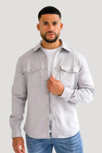 Men’s Grey Premium Overshirt
