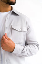 Men’s Grey Premium Overshirt