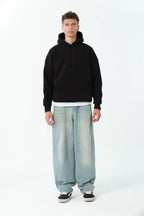 Men's Oversized Hoodie In Black - Urban Londonn Ltd