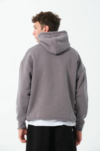 Men's Oversized Hoodie In Grey - Urban Londonn Ltd