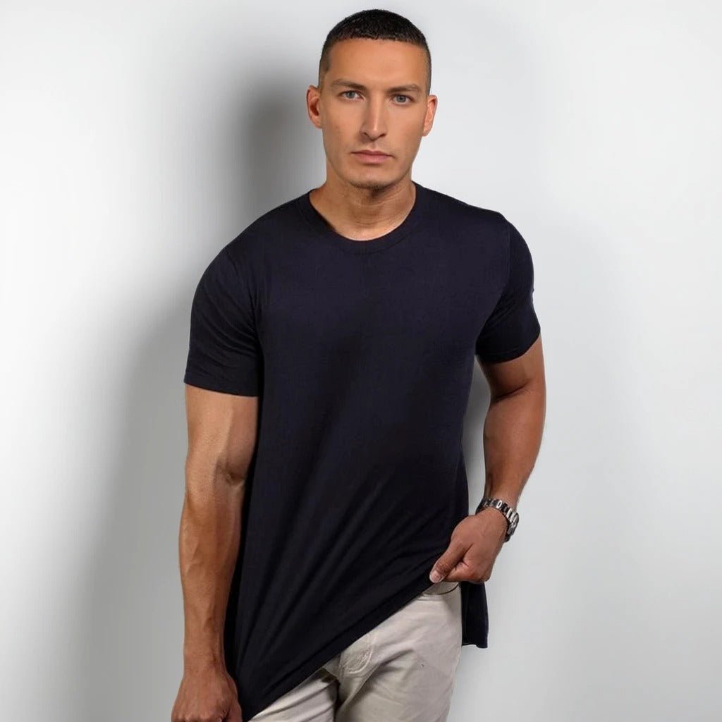 Muscle Fit Rich Cotton Black T-Shirt Secondary image